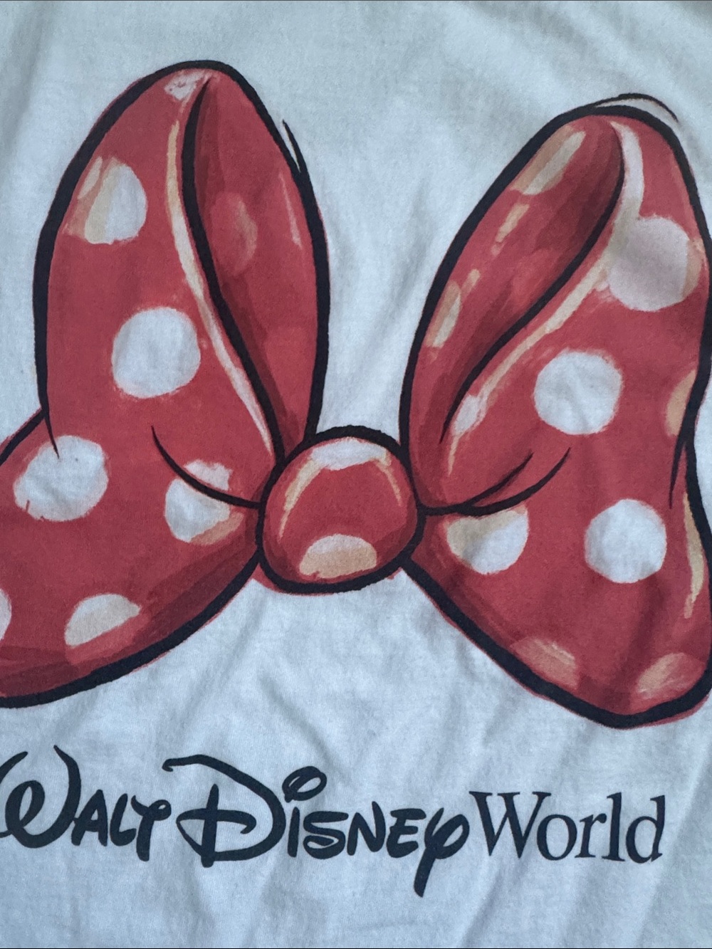 Disney Women's White Minnie Bow & Charcoal Mickey Holiday Tee Set - Picture 5 of 13